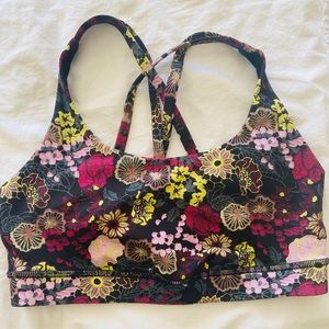 Lululemon Floral Sports Bra